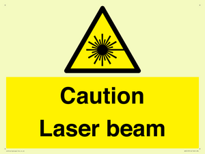Caution Laser beam